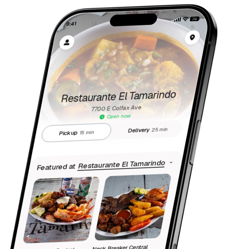 Restaurante El Tamarindo app preview